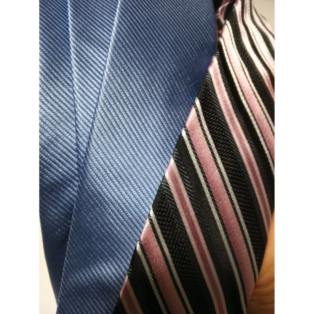 BRUNO PIATELLI Blue Silk Tie. Multi Tie.